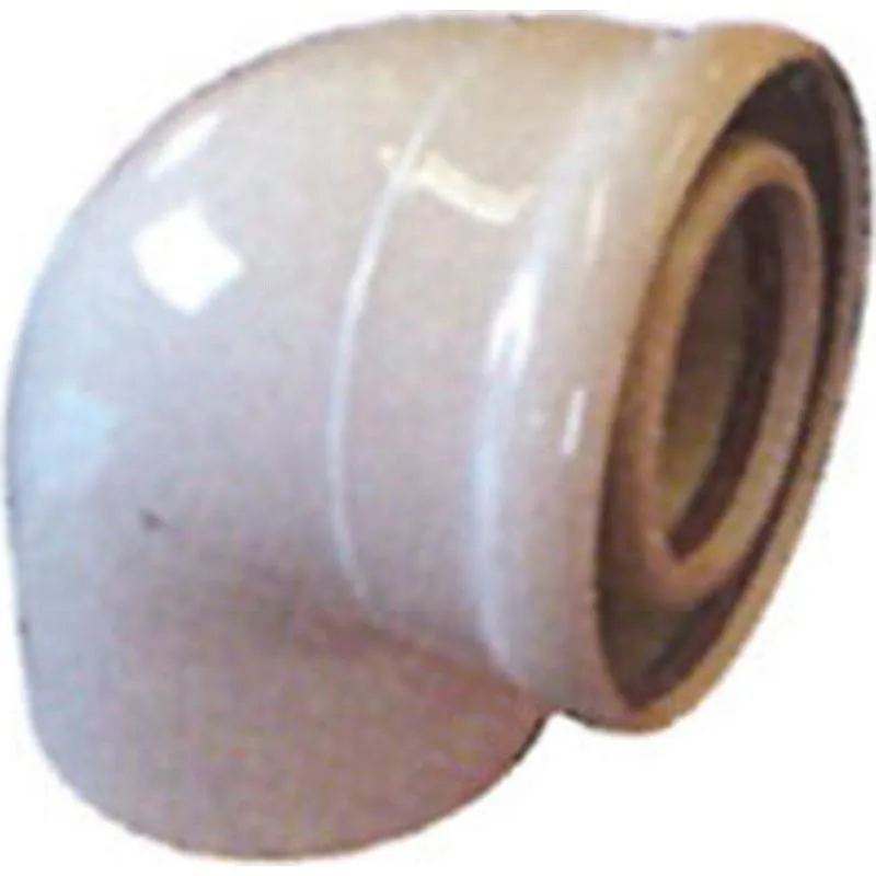 Compra CODO COAXIAL 87º ALUMINIO BLANCO diametro 60/100 MM CCMH87100 al mejor precio