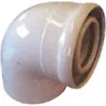 Compra CODO COAXIAL 87º ALUMINIO BLANCO diametro 60/100 MM CCMH87100 al mejor precio