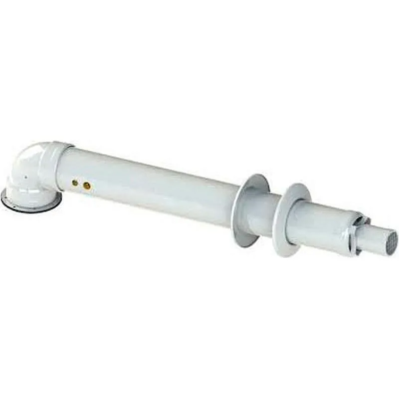 Compra JUEGO COAXIAL COMPLETO HORIZONTAL CON SALIDAD DE G diametro 60/100 BLANCO KIT100C al mejor precio