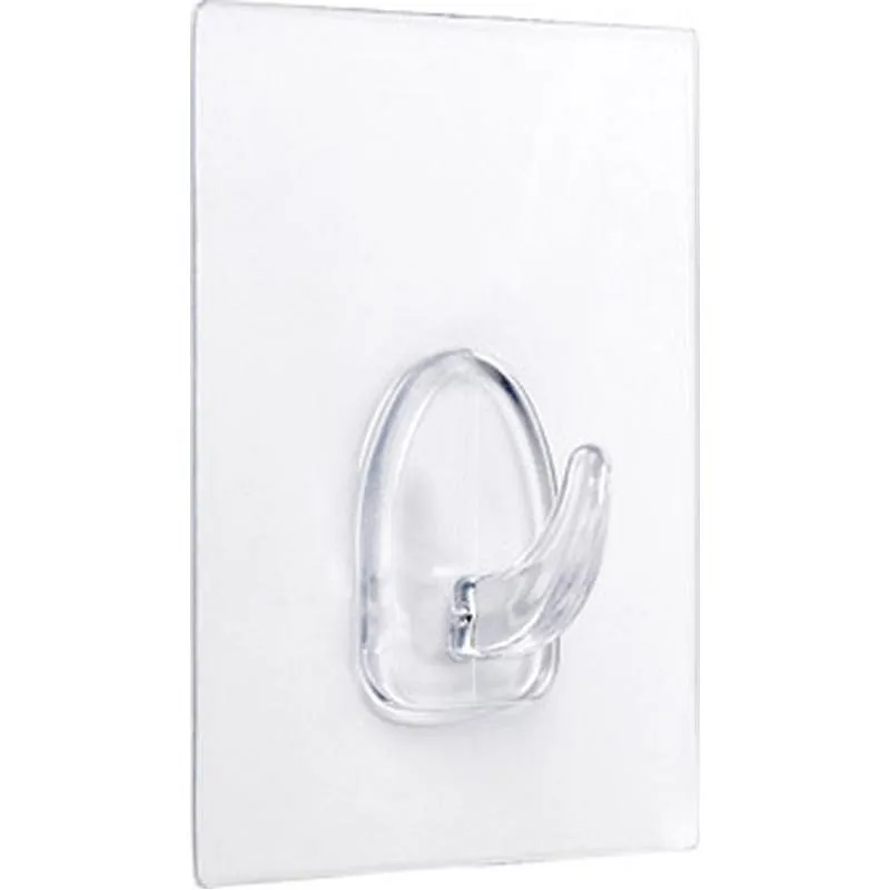 Compra COLGADOR ADHERENTE REUTILIZABLE TRANSPARENTE BASE 80 X 62 MM INOFIX 1291-0- al mejor precio