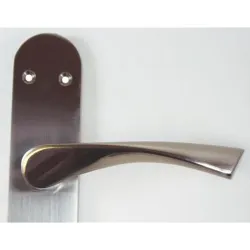 Compra MANILLA AMURA ZAMAK/ALUMINIO PLACA (JUEGO) NIQUEL SATINADO KYLATE ZR001 al mejor precio