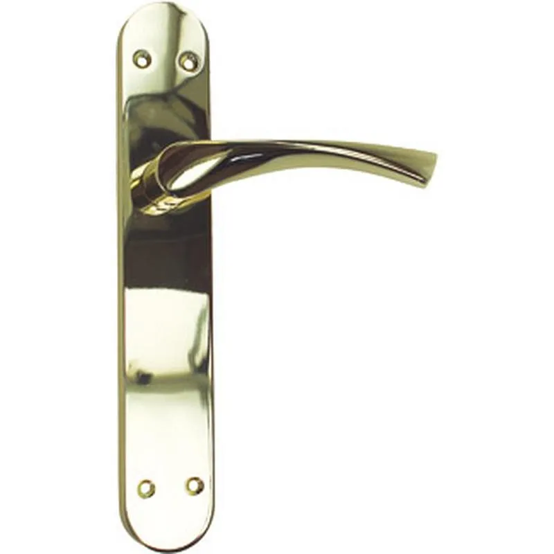 Compra MANILLA AMURA ZAMAK/ALUMINIO PLACA (JUEGO) DORADO BRILLANTE KYLATE ZR005 al mejor precio