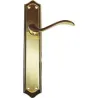 Compra MANILLA ESLORA ZAMAK/ALUMINIO PLACA (JUEGO) DORADO PULIDO/MATE KYLATE ZR003 al mejor precio