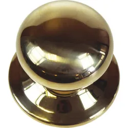 Compra POMO PUERTA LISO LATON NORAY PULIDO BRILLO KYLATE PB1001 al mejor precio