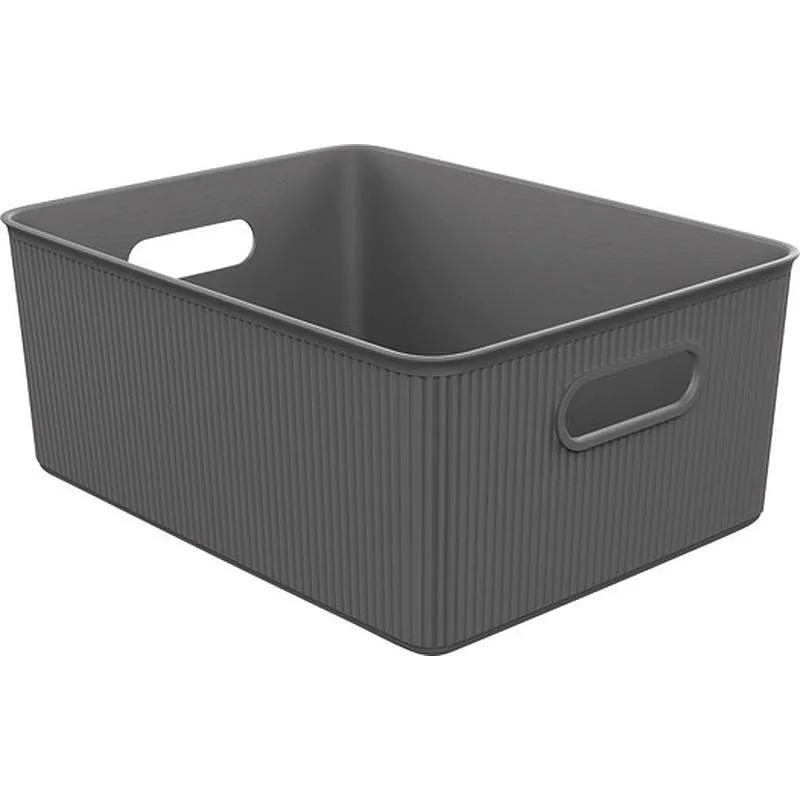 Compra CESTA ORDENACION BAOBAB L ANTRACITA 16 X 38,5 X 29,4 CM TATAY 7010314 al mejor precio