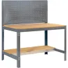 Compra BANCO TRABAJO METALICO SOBRE MADERA BT2/1200 GRIS 1445 X 1210 X 610 MM SIMONRACK 338100045126012 al mejor precio