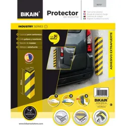 Compra PROTECTOR PARKING PROFESIONAL ESQUINA/LATERAL NEGRO/AMARILLO 800 X 250 X 25 MM BIKAIN BI2127 al mejor precio