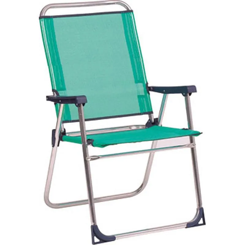 Compra SILLON PLAYA FIJO SEGURIDAD RESPALDO ALTO ALUMINIO FIBRELINE AZUL ALCO 637ALF-0030 al mejor precio