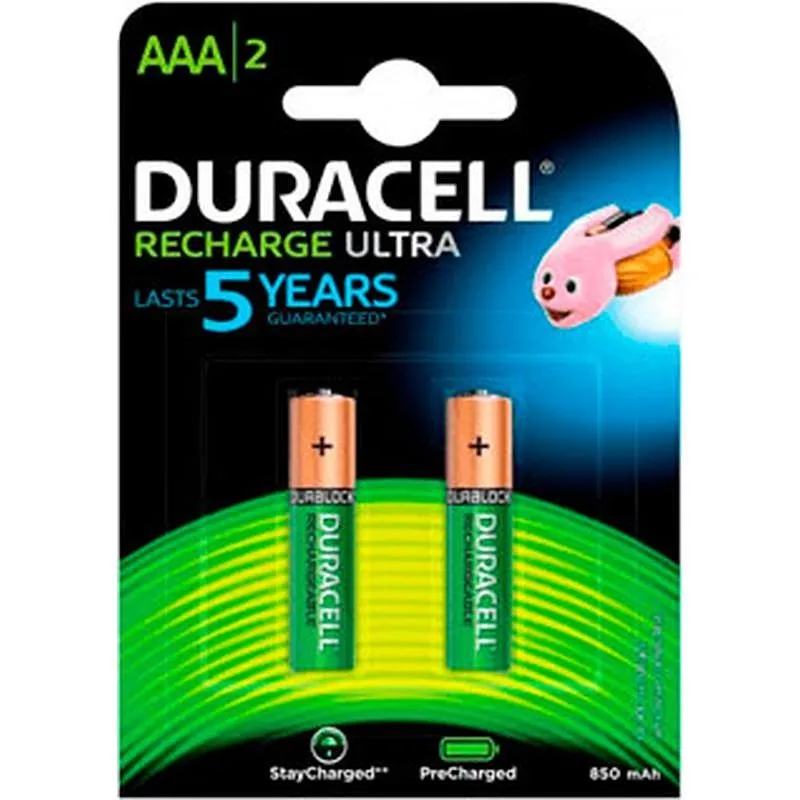Compra PILA RECARGABLE ULTRA DURACELL AAA LR03 BL.2 DURACELL 5000394203815 al mejor precio
