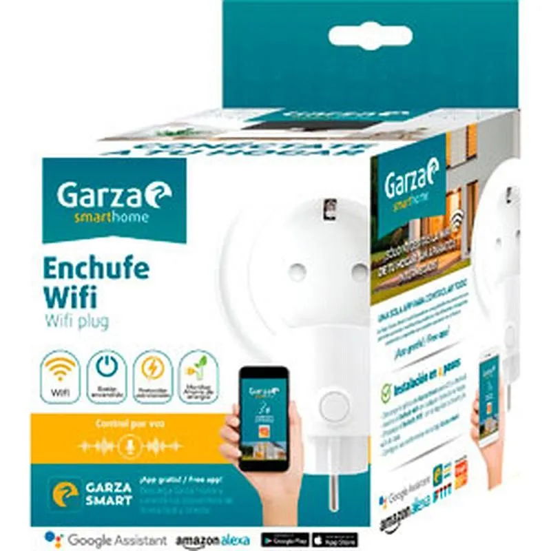 Compra ENCHUFE DE SUPERFICIE SMART WIFI 16A GARZA 401262C al mejor precio