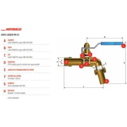 Compra GRIFO ESFERA JARDIN PN-25 ANTICAL C-400 1/2" 3/4" RACORD MANGUERA TMM 01111 01 al mejor precio