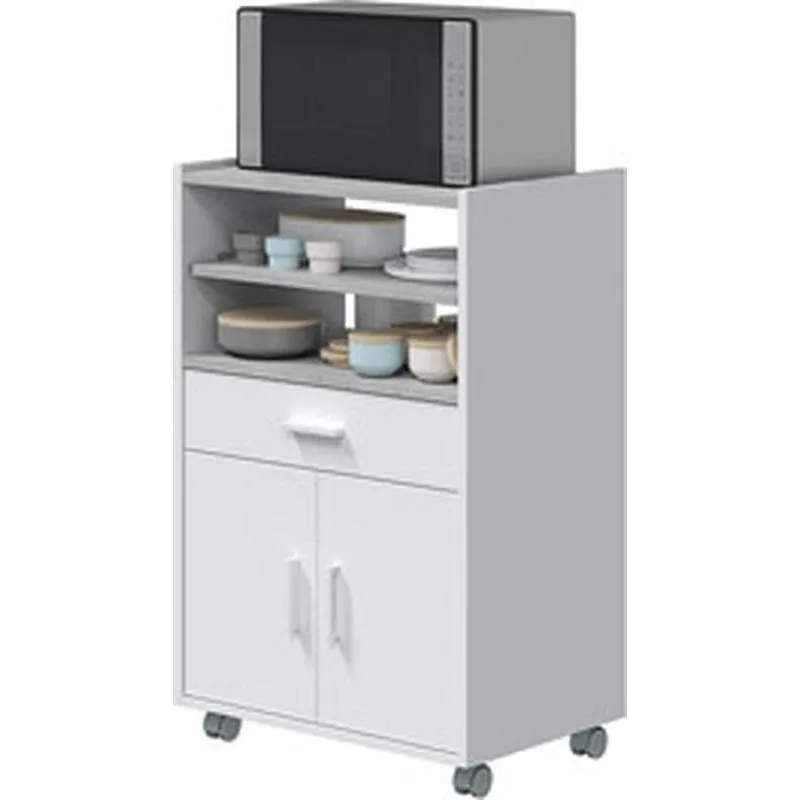 Compra MUEBLE AUXILIAR MICROONDAS BLANCO 92 X 59 X 40 CM FOREX 0L9910A al mejor precio