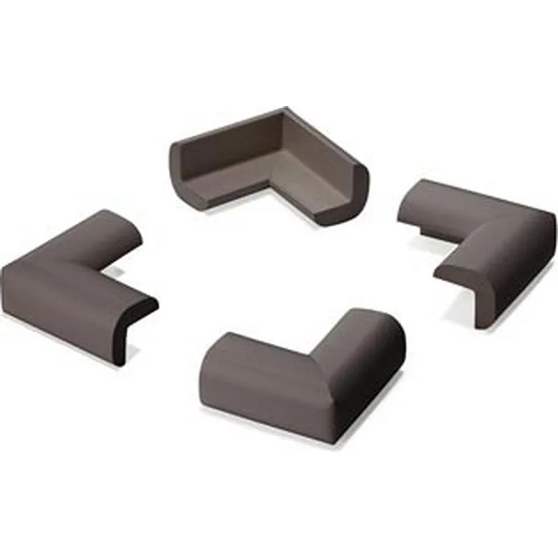 Compra PROTECTOR DE ESQUINAS ACOLCHADO MARRON 4 UNIDADES INOFIX 5002-4 al mejor precio
