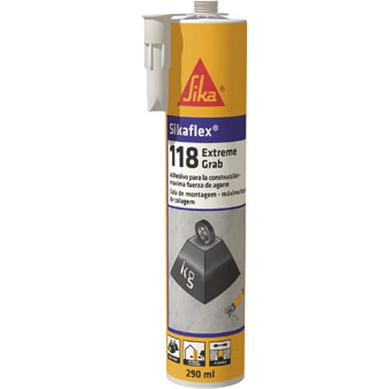 Compra ADHESIVO MONTAJE SIKAFLEX 118 EXTREME GRAB 290 ML SIKA 556900 al mejor precio