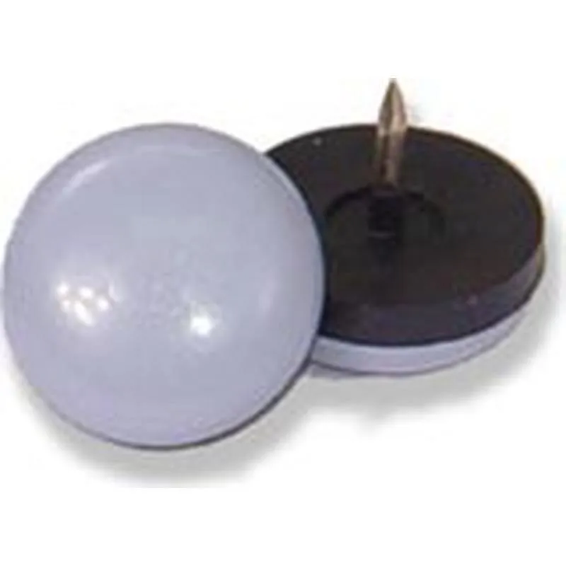 Compra DESLIZADOR PARA MUEBLES CON CLAVO diametro 22 MM GRIS 6 UNID BRINOX B77710G al mejor precio