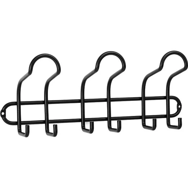 Compra COLGADOR 3 GANCHOS NEGRO INOFIX 3719-3- al mejor precio