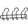 Compra COLGADOR 3 GANCHOS NEGRO INOFIX 3719-3- al mejor precio