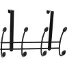 Compra COLGADOR SOBREPUERTA 4 GANCHOS DOBLES NEGRO INOFIX 3721-3- al mejor precio