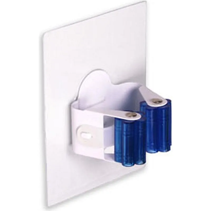 Compra COLGADOR ESCOBAS ADHESIVO REMOVIBLE SIMPLE AZUL BRINOX B53100C al mejor precio