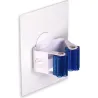 Compra COLGADOR ESCOBAS ADHESIVO REMOVIBLE SIMPLE AZUL BRINOX B53100C al mejor precio