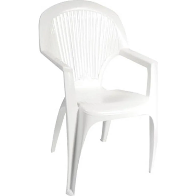 SILLON MONOBLOC APILABLE BLANCO GARDEN LIFE 8301 BLANCO