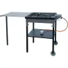 PLANCHA PAELLERA A GAS CON RUEDAS 77X53X90 CM 33702