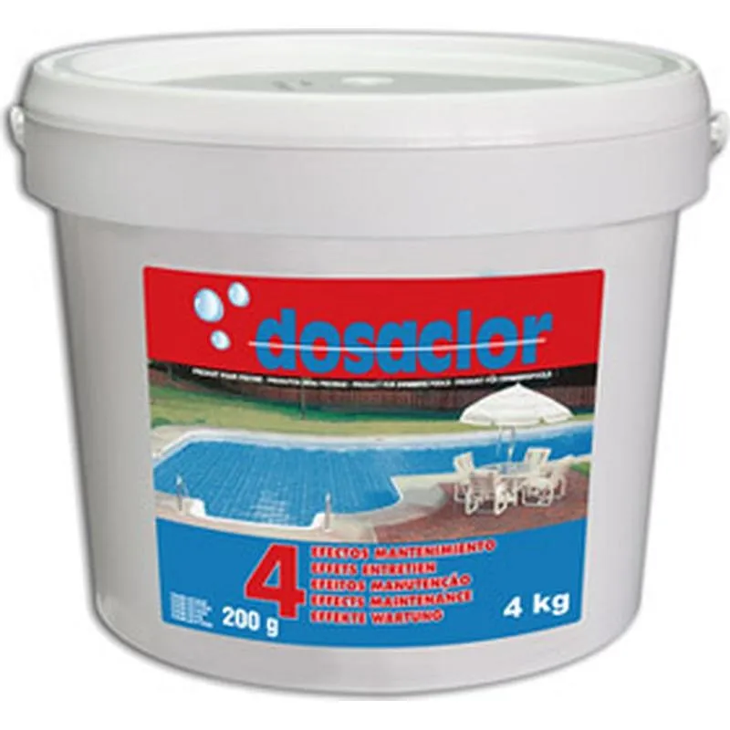 Compra CLORO 4 ACCIONES TABLETAS 200 GR 4 KG DOSACLOR 251504 al mejor precio