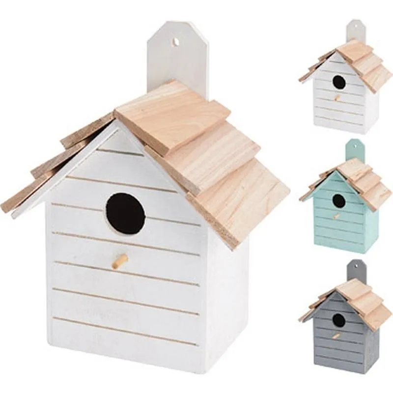 Compra CASITA PAJAROS MADERA SURTIDAS 16 X 22 X 11 CM IMPORT C37653350 al mejor precio