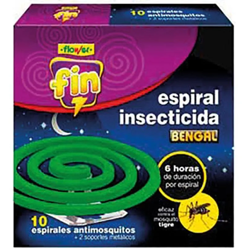 Compra ESPIRAL FIN INSECTOS FLOWER 10 UNIDADES FLOWER 1-20609 al mejor precio
