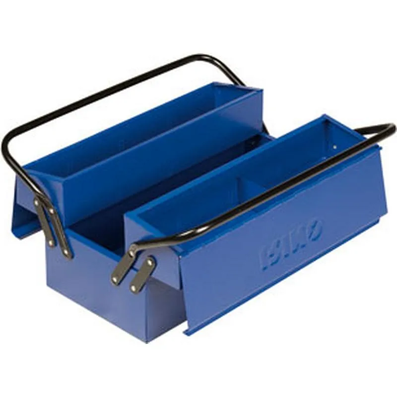 Compra CAJA HERRAMIENTAS METAL PLEGABLE 2 ASAS 3 BANDEJAS 400 X 210 X 190 MM IRIMO 902021 al mejor precio