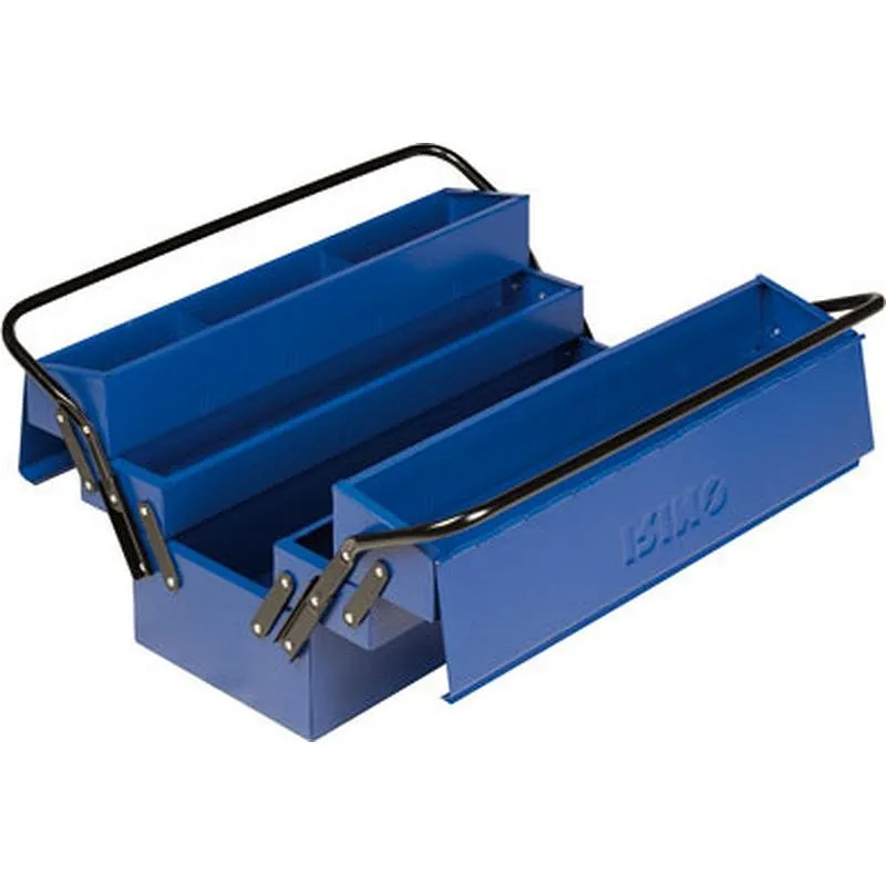 Compra CAJA HERRAMIENTAS METAL PLEGABLE 2 ASAS 5 BANDEJAS 500 X 210 X 245 MM IRIMO 902131 al mejor precio