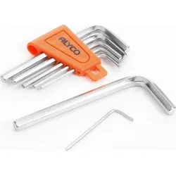 Compra LLAVE ALLEN CORTA HEXAGONAL NIQUELADA JUEGO 7 UDS DE 1,5 A 6 MM ALYCO 170607 al mejor precio
