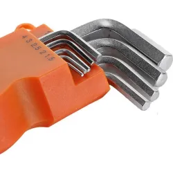 Compra LLAVE ALLEN LARGA HEXAGONAL NIQUELADA JUEGO 9 UDS ALYCO 170609 al mejor precio