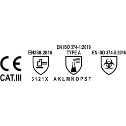 Compra GUANTE LATEX NARANJA FLOCADO TALLA 7 JUBA 621C/7 al mejor precio