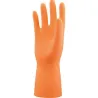 Compra GUANTE LATEX NARANJA FLOCADO TALLA 8 JUBA 621C/8 al mejor precio