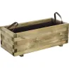 Compra JARDINERA DE MADERA RECTANGULAR 73L BAROQUE 90X40X33 CM FOREST 409 al mejor precio