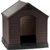 Compra CASETA PARA PERRO DE RESINA KETER MARRON 95X99X99 CM KETER 247446 al mejor precio