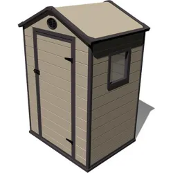 Compra CASETA RESINA STELLA BEIGE CHOCOLATE 203X102X132 CM GARDIUM KSP38150 al mejor precio