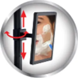 Compra RINCONERA DE DUCHA TELESCOPICA PREMIUM BIG BLACK 27.5 X 70 - 260 X 20 CM WENKO 23862100 al mejor precio