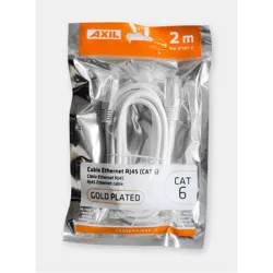 Compra CABLE ETHERNET CAT6 CU RJ45-RJ45 BLANCO 2M AXIL AV 0181C al mejor precio