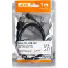 Compra CABLE CONEXION USB-TIPO C NEGRO 1M AXIL AV 0477C al mejor precio