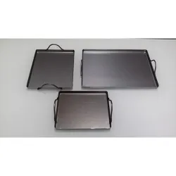 Compra BANDEJA CARACOLERA HIERRO 22X22CM LA IDEAL 60322 al mejor precio