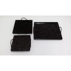 Compra BANDEJA CARACOLERA ESMALTADA 22X22CM LA IDEAL 60522 al mejor precio