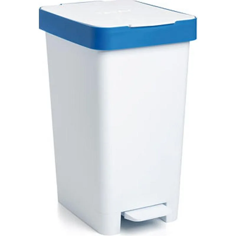 Compra CUBO CON PEDAL SMART 25L RECICLAJE AZUL-26X36X47CM TATAY 1021000 al mejor precio