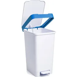 Compra CUBO CON PEDAL SMART 25L RECICLAJE AZUL-26X36X47CM TATAY 1021000 al mejor precio