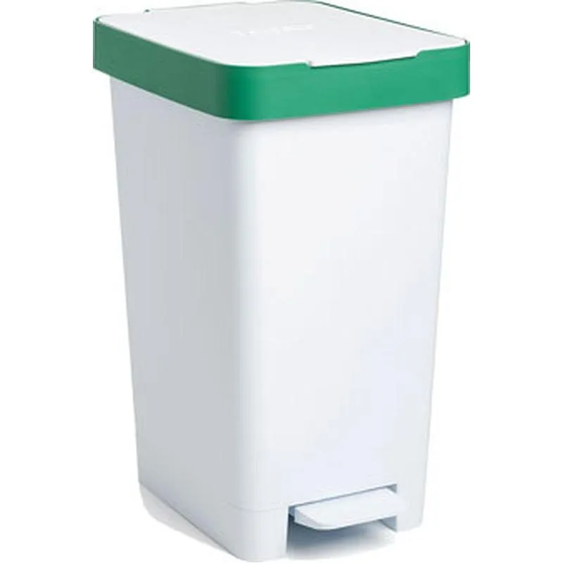 Compra CUBO CON PEDAL SMART 25L RECICLAJE VERDE-26X36X47CM TATAY 1021001 al mejor precio