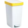 Compra CUBO CON PEDAL SMART 25L RECICLAJE AMARILLO-26X36X47CM TATAY 1021002 al mejor precio