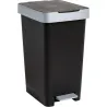 Compra CUBO CON PEDAL SMART 25L RECICLAJE NEGRO-26X36X47CM TATAY 1021027 al mejor precio