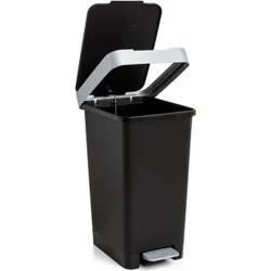 Compra CUBO CON PEDAL SMART 25L RECICLAJE NEGRO-26X36X47CM TATAY 1021027 al mejor precio