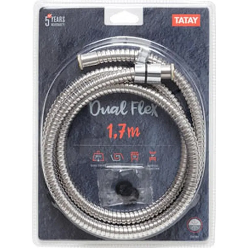 Compra FLEXO DUCHA INOX 1,70 M TATAY 3321709 al mejor precio
